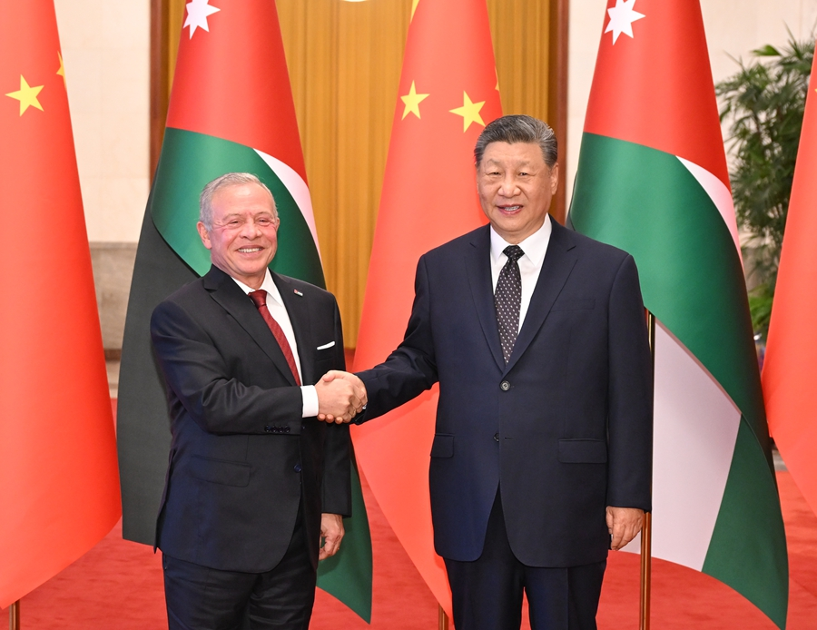 习近平同约旦国王阿卜杜拉二世会谈
